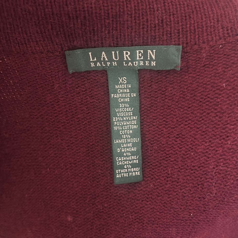 Ralph Lauren long open sweater cardigan - Picture 4 of 4